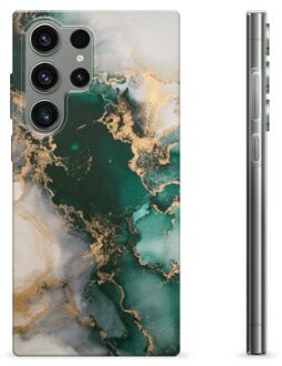 Samsung Galaxy S23 Ultra 5G TPU-hoesje - Jade Marmer