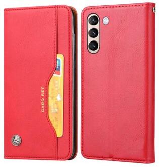 Samsung Galaxy S24+ Card Set Series Wallet Case - Rood