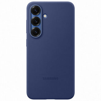 Samsung Galaxy S25 Silicone Case Telefoonhoesje Blauw