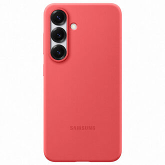 Samsung Galaxy S25 Silicone Case Telefoonhoesje Rood