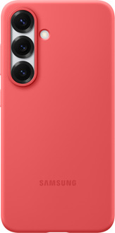 Samsung Galaxy S25 Silicone Case Telefoonhoesje Rood