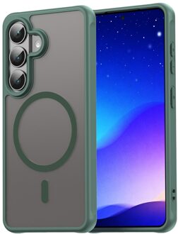 Samsung Galaxy S26 hoesje - slanke backcover met MagSafe ondersteuning - Groen