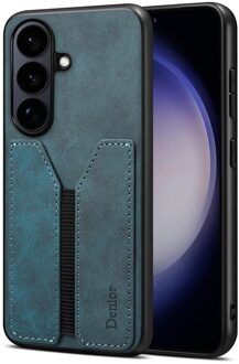 Samsung Galaxy S26 Plus hoesje - Backcover met kaarthouder - Blauw