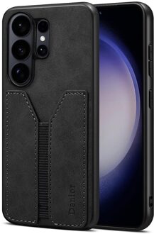 Samsung Galaxy S26 Ultra hoesje - Backcover met kaarthouder - Zwart