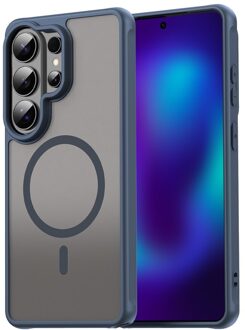 Samsung Galaxy S26 Ultra hoesje - slanke backcover met MagSafe ondersteuning - Blauw