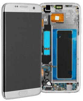 Samsung Galaxy S7 Edge Front Cover & LCD Display GH97-18533B - Zilver