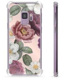 Samsung Galaxy S9 Hybrid Hoesje - Romantische Bloemen
