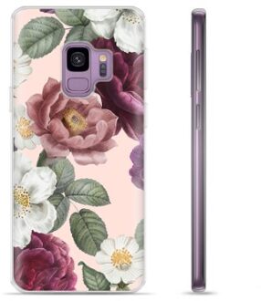 Samsung Galaxy S9 TPU Hoesje - Romantische Bloemen