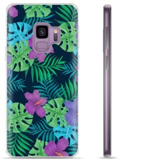Samsung Galaxy S9 TPU Hoesje - Tropische Bloem
