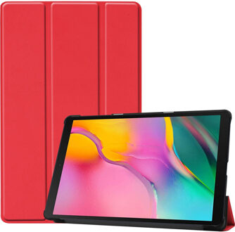 Samsung Galaxy Tab A 10.1 hoes - hoesje Samsung Tab A 10.1 - hoesje Samsung Galaxy Tab A 10.1 - hoes Samsung Galaxy Tab A 10.1 - Samsung Galaxy Tab A 10.1 hoesje - Kunstleer - Rood - iMoshion Trifold Bookcase