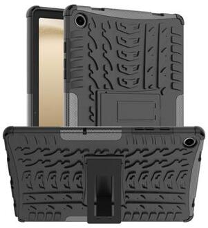 Samsung Galaxy Tab A9+ Antislip Hybride Hoesje met Standaard - Zwart