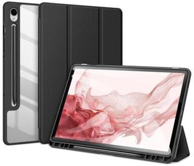 Samsung Galaxy Tab S9 Dux Ducis Toby Tri-Fold Smart Folio Hoesje - Zwart