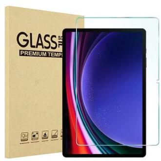 Samsung Galaxy Tab S9 FE+ Screenprotector van gehard glas - 9H - Case Friendly - Doorzichtig