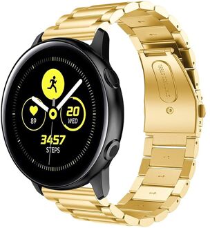 Samsung Galaxy Watch Active 2 Bandje - Just in Case - Metalen armband - goud