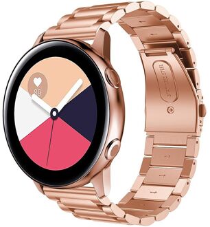 Samsung Galaxy Watch Active Metalen Bandje Rosé Goud