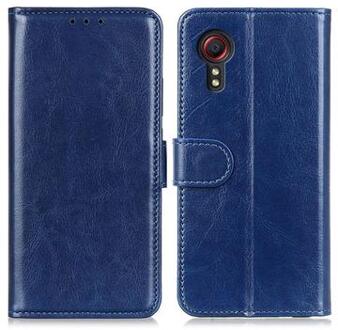 Samsung Galaxy Xcover 7 Wallet Case met Magnetische Sluiting - Blauw