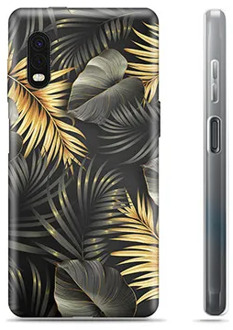 Samsung Galaxy Xcover Pro TPU Hoesje - Gouden Bladeren