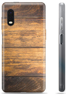 Samsung Galaxy Xcover Pro TPU Hoesje - Hout