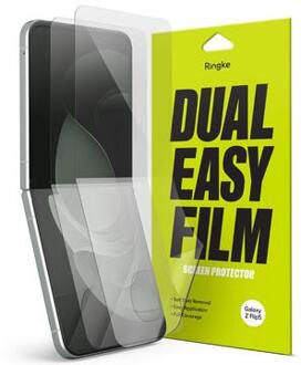 Samsung Galaxy Z Flip5 Ringke Dual Easy Film Screenprotector - 2 St.