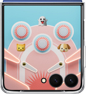 Samsung Galaxy Z Flip7 Flipsuit Case Transparent