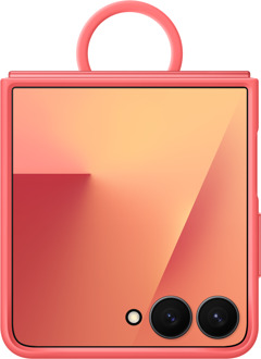 Samsung Galaxy Z Flip7 Ring Case (Silicone) Red