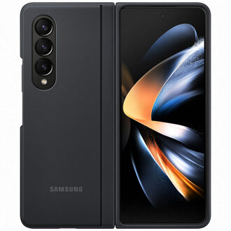 Samsung Galaxy Z Fold 4 Slim Standing Back Cover Zwart