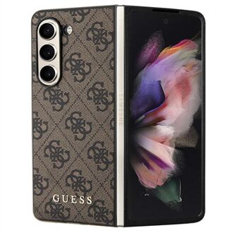 Samsung Galaxy Z Fold5 Guess 4G Charms Collection Hybrid Case - Bruin