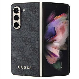Samsung Galaxy Z Fold5 Guess 4G Charms Collection Hybrid Case - Grijs