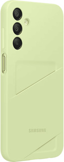 Samsung Hoesje geschikt voor Galaxy A15 / A15 5G - Card Slot Case - Lime Groen