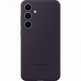 Samsung Hoesje geschikt voor Galaxy S24+ - Siliconen Case - Donkerpaars