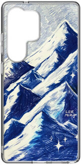 Samsung Hybrid Case voor de Samsung Galaxy S25 Ultra - Lieve Merlijn / Mountain Grijs
