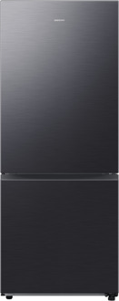 Samsung Koel-vriescombinatie 75cm breed AI Energy Mode 508L Zwart Inox