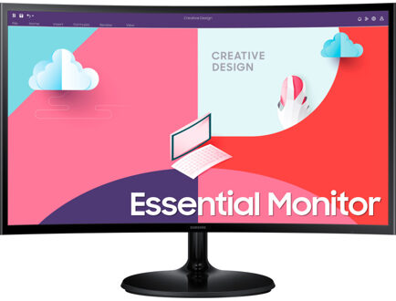 Samsung LS27C360EAUXEN Monitor Zwart