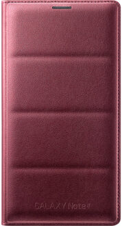 Samsung Note 4 Flip Wallet Red
