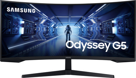 Samsung Odyssey G5 LC34G55TWWPXEN Monitor Zwart
