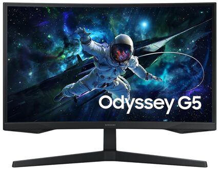 Samsung Odyssey G5 LS27CG552EUXEN Monitor Zwart