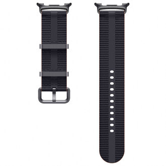 Samsung Originele Athleisure Band voor de Samsung Galaxy Watch 8 (40/44mm) / Classic (46mm) - M/L - Graphite Grijs - 44mm