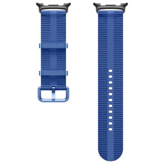 Samsung Originele Athleisure Band voor de Samsung Galaxy Watch 8 (40/44mm) / Classic (46mm) - M/L - Navy Donkerblauw - 44mm