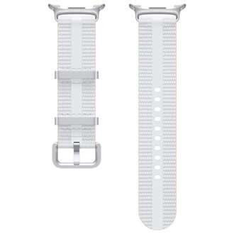 Samsung Originele Athleisure Band voor de Samsung Galaxy Watch 8 (40/44mm) / Classic (46mm) - S/M - Wit - 44mm