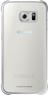 Samsung Originele clear cover voor de galaxy s6 - zilver Zilverkleurig#Transparant