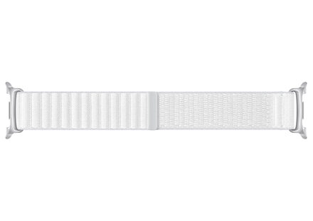 Samsung Originele Fabric Band voor de Samsung Galaxy Watch 8 (40/44mm) / Classic (46mm) - S/M - Wit - 44mm