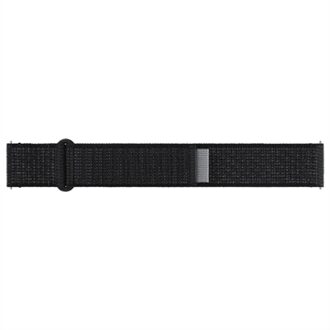 Samsung Originele Feather Fabric Band Slim S/M voor de Galaxy Watch 6 / 6 Classic / 5 / 5 Pro - Black Zwart - Medium,Small