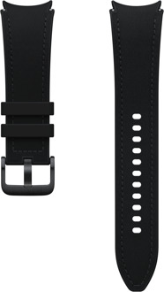 Samsung Originele Hybrid Leather Band M/L voor de Galaxy Watch 6 / 6 Classic / 5 / 5 Pro - Black Zwart - Large,Medium