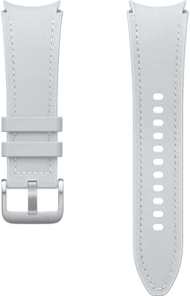 Samsung Originele Hybrid Vegan Leather Band S/M voor de Galaxy Watch 6 / 6 Classic / 5 / 5 Pro - Silver Zilver - Medium,Small