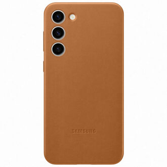 Samsung Originele Leather Backcover voor de Samsung Galaxy S23 Plus - Bruin