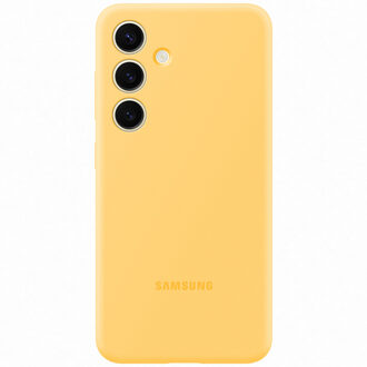 Samsung Originele Silicone Backcover voor de Galaxy S24 - Yellow Geel