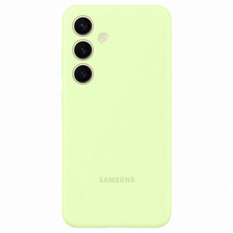 Samsung Originele Silicone Backcover voor de Samsung Galaxy S24 - Light Green Lichtgroen