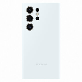Samsung Originele Silicone Backcover voor de Samsung Galaxy S24 Ultra - White Wit