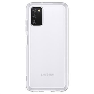 Samsung Originele Silicone Clear Cover voor de Galaxy A03s - Transparant