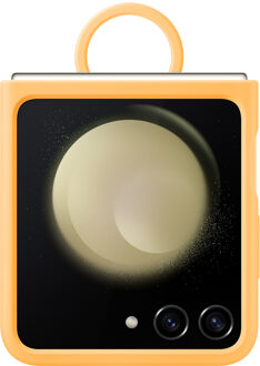 Samsung Originele Silicone Cover Ring voor de Galaxy Z Flip 5 - Apricot Oranje